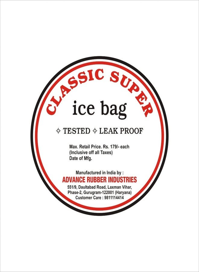 Classic Super Rubber Ice Bag for cold compress - Image 2