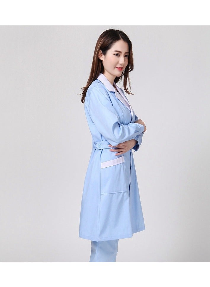 KUYING Summer Style Lab Coat For Door-To-Door Medical Work Clothes  - Image 3