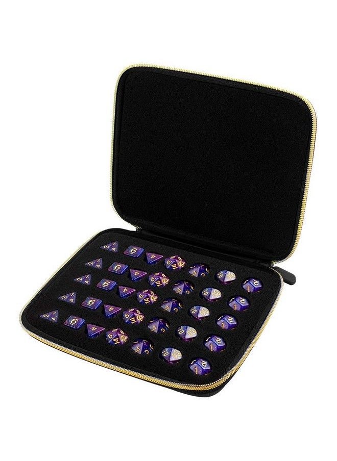 ALKOO - Dice Case Holder Box Tray Compatible With Dnd Dice Set Roleplaying Game For Dungeons And Dragons Display Your Favorite 7 Piece Set Or Store Up To 35 Dices Black - Image 1