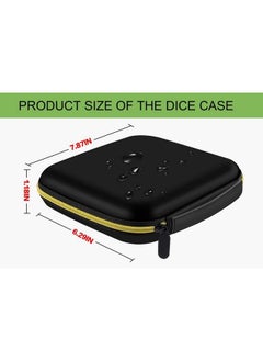 ALKOO Dice Case Holder Box Tray Compatible With Dnd Dice Set Roleplaying Game For Dungeons And Dragons Display Your Favorite 7 Piece Set Or Store Up To 35 Dices Black  - Image 4