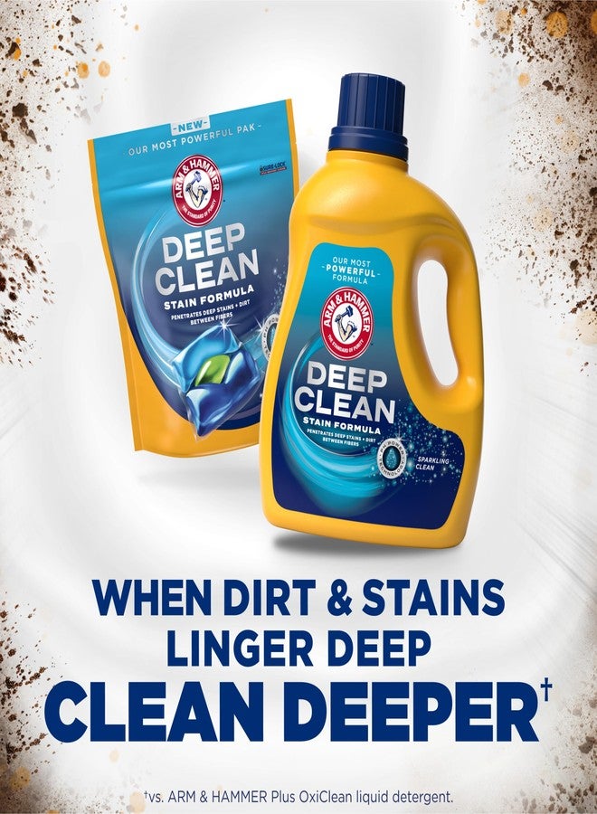 ARM & HAMMER Deep Clean Stain Formula, Liquid Laundry Detergent, 102 fl oz, 68 Loads - Image 4