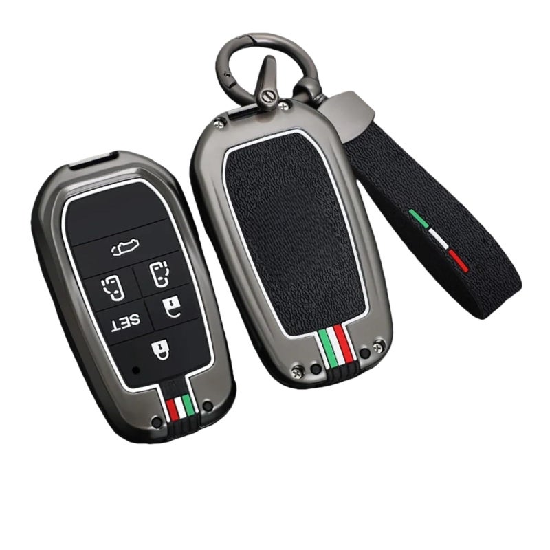 Car Remote Key Cover Case Compatible For Multiple Models Color J Black Ring - Image 1