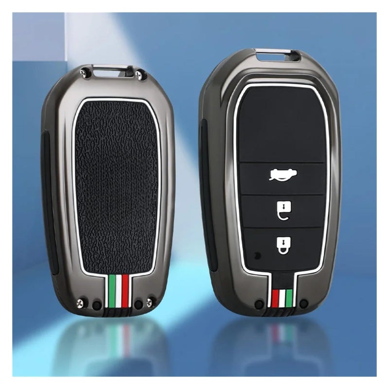 Car Remote Key Cover Case Compatible For Multiple Models Color J Black Ring - Image 3