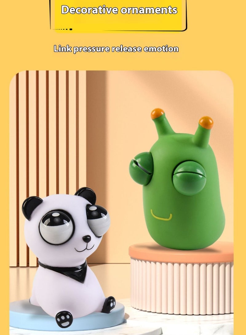 Super soft panda stares give away vegetable bug stares - Image 1