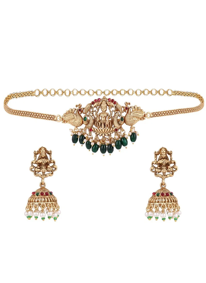 Priyaasi Stone-Studded Jewellery Set