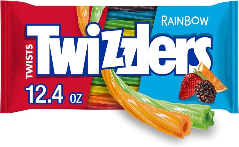 Twizzlers حلوى تويزلرز تويست بنكهة قوس قزح - 12.4 أونصة - Image 1