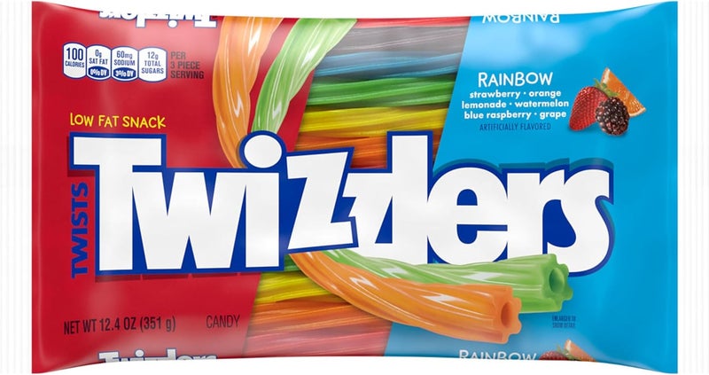Twizzlers حلوى تويزلرز تويست بنكهة قوس قزح - 12.4 أونصة - Image 3
