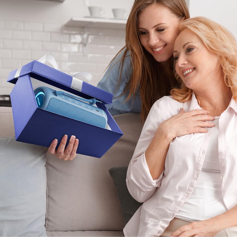 MIATONE سماعات بلوتوث محمولة MIATONE بقوة 36 واط وصوت ستيريو مع تعزيز للباس، بلوتوث 5.3 اقتران TWS (أزرق) - Image 4