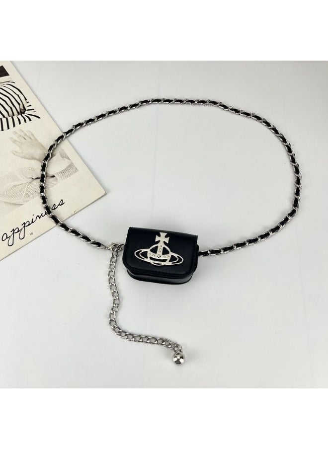 Vivienne Westwood Planet mini waist bag, decorative waist chain, belt  - Image 4