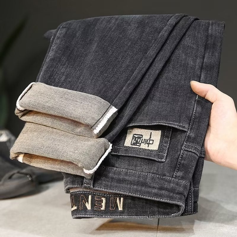 Unisex Classic Denim Jeans Loose Fit Daily Outdoor Wear - Image 3