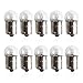 Flygun 10 PCS G18 Car Halogen Reversing Light 12V 10W BA15S Wedgeshaped Base Dualwire Brake Turn Signal Light Lighting Replacement Modification Accessories Suitable for Most Car Models White - Image 2