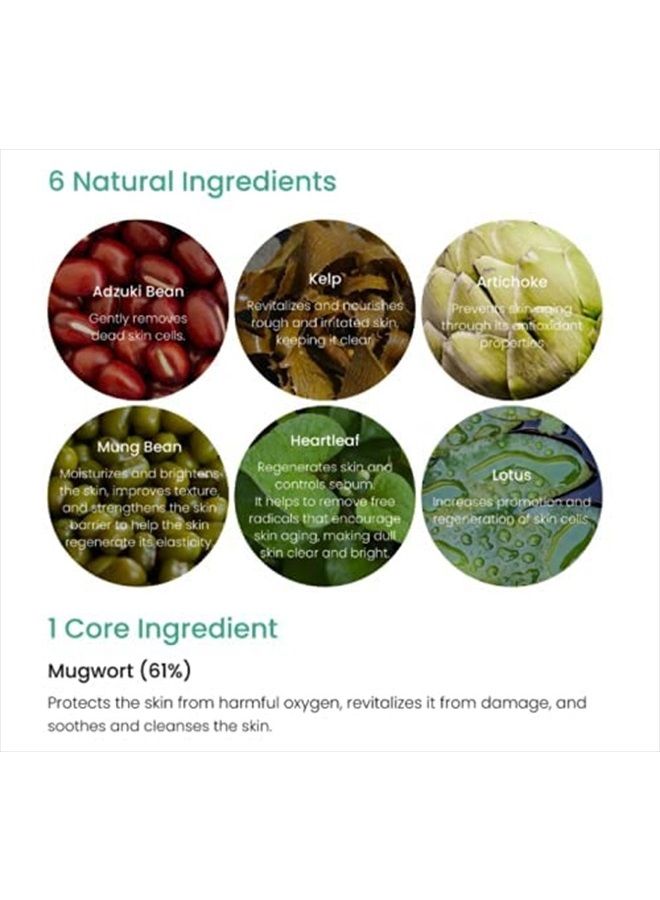 Masksheets Mugwort Pore Clarifying Wash Off Pack - Image 4