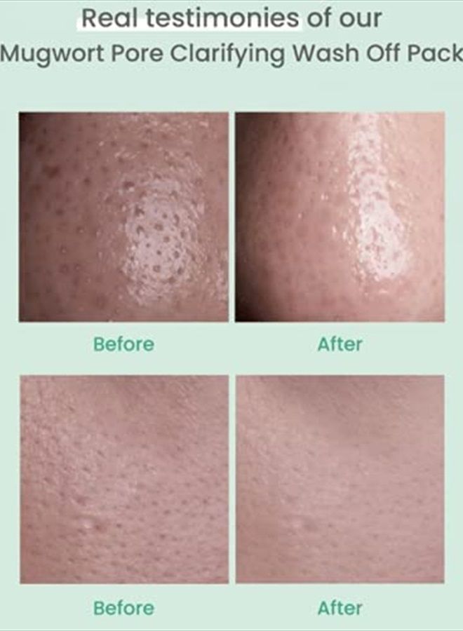 Masksheets Mugwort Pore Clarifying Wash Off Pack - Image 5