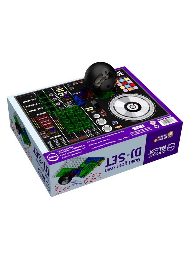 E-BLOX Build Your Own DJ Set Building Blocks STEM Circuit Kit, Wirless Compatible, Mix & Create Your Own Music, Great Science Project for Kids, Birthday Gift, Boys, Girls, 8+ - Image 4