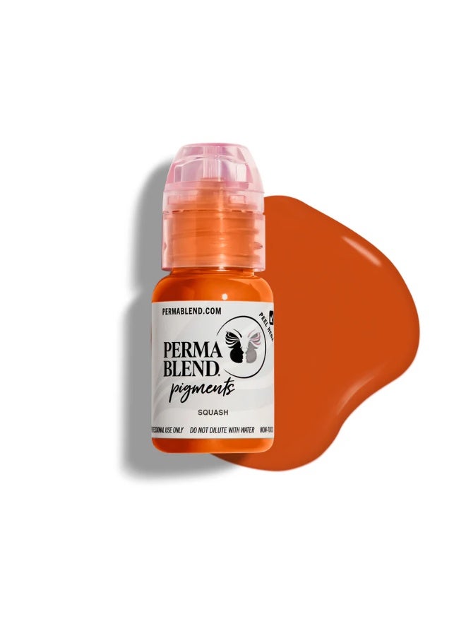 Perma Blend Lip Pigment – Perma Blend Squash 15ml | Professional Permanent Makeup Lip Blush Tattoo Ink | High Retention, Vegan, True-to-Tone Healing Semi-Permanent Lip Color | SKU: PBSQU1/2 - Image 1
