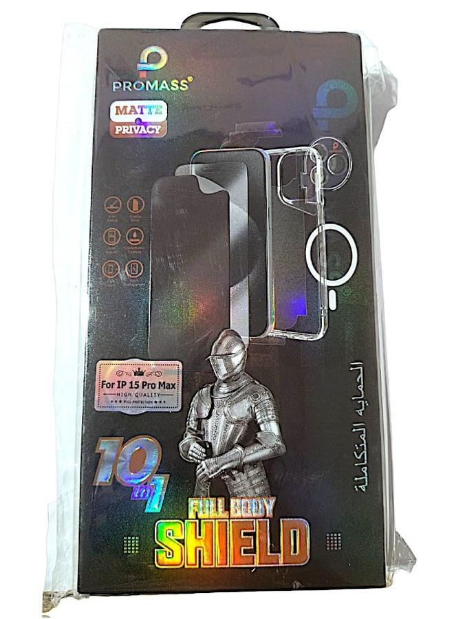 PROMASS The strongest package - full protection package for iPhone 15 Promax (10 in 1) - Image 1