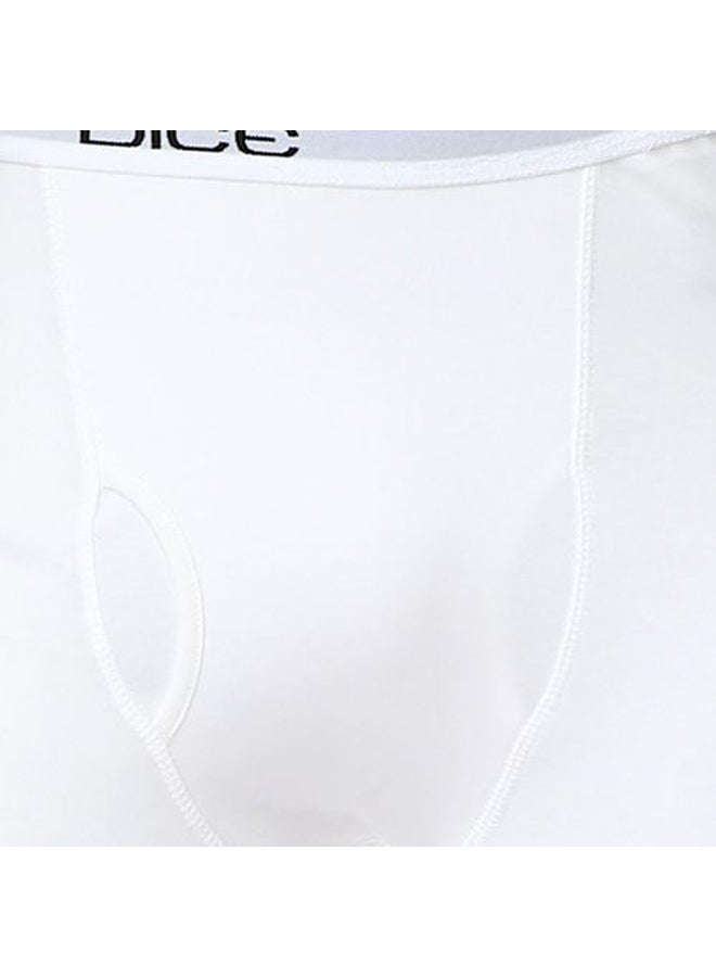 Dice Solid Under Pants for Men - White - Image 3