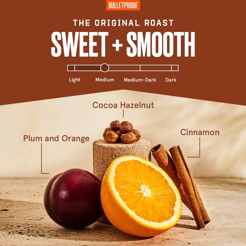 Bulletproof Original Medium Roast Ground Coffee, 12 Ounces, 100% Arabica Coffee, Clean Coffee Tested for Toxins, Packaging May Vary - Image 2