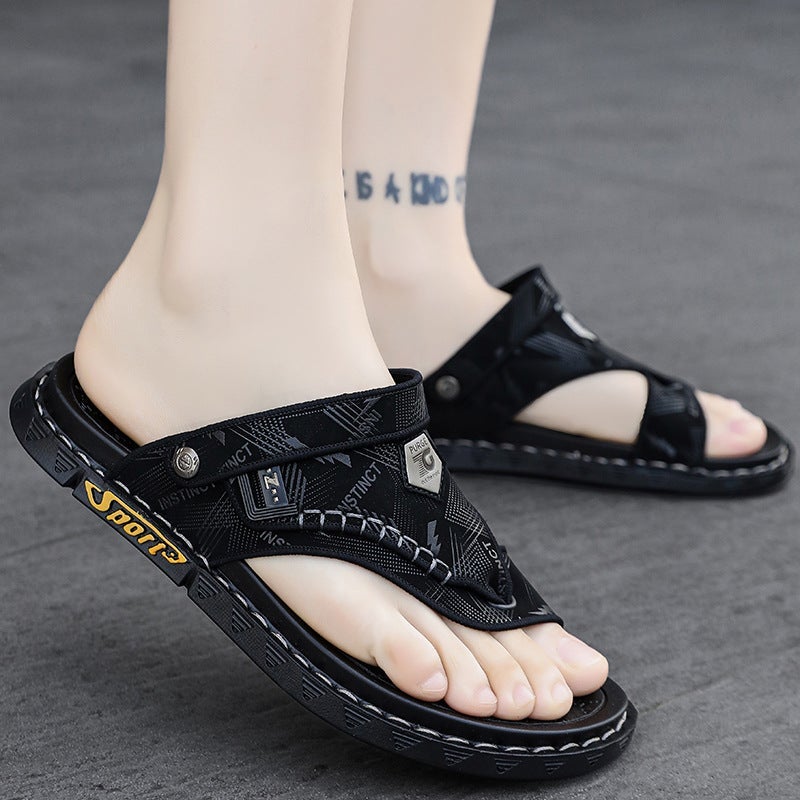 Men's Summer Sandals,New Style, Sports & Driving Dual-Use, Non-Slip Beach  Flip-Flops