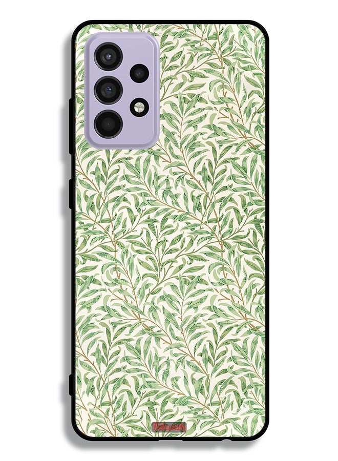 Tolwak Samsung Galaxy A52 5G Protective Case Cover Willow Bough Famous Pattern - Image 1