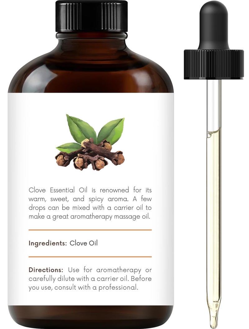 Handcraft Blends Clove Essential Oil â€“ Huge 4 Fl Oz â€“ 100% Pure and Natural â€“ Premium Grade Essential Oil for Diffuser and Aromatherapy, Skin, Massage, Candle and Soap Making Fragrance - Image 3