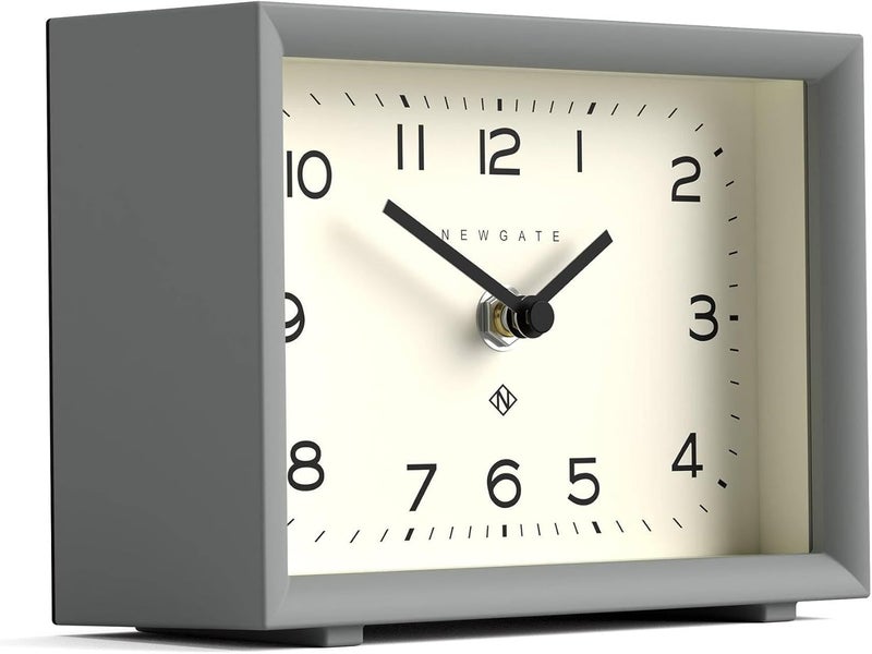 NEWGATE ® Henry Desk Clock | Contemporary Rectangular Design | Posh Gray | Easy to Read nunbers | Modern Style for Desk, Table top, Shelf or Bedside - Image 2