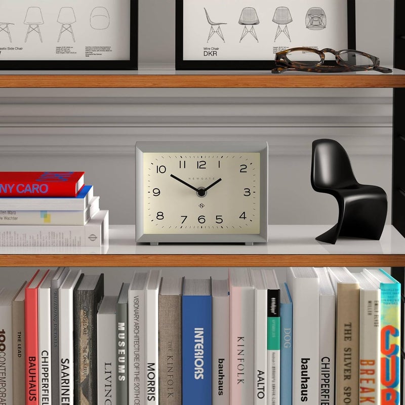 NEWGATE ® Henry Desk Clock | Contemporary Rectangular Design | Posh Gray | Easy to Read nunbers | Modern Style for Desk, Table top, Shelf or Bedside - Image 3