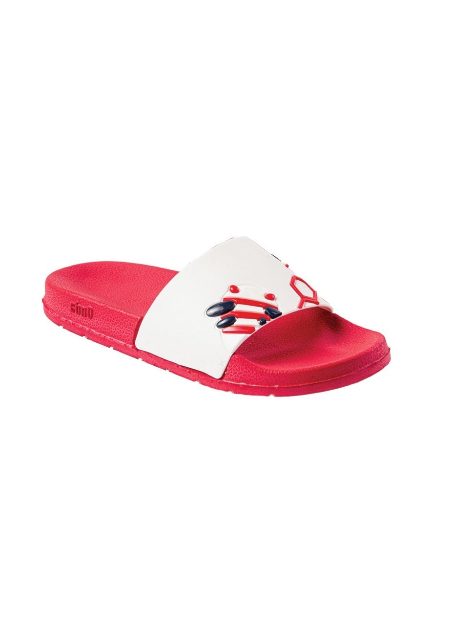 Disney Bee Red & white slide slipper