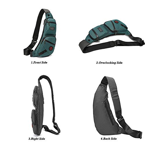 NICGID Sling Bag Chest Shoulder Backpack Crossbody Bags Casual Daypack for Men Women - Image 2