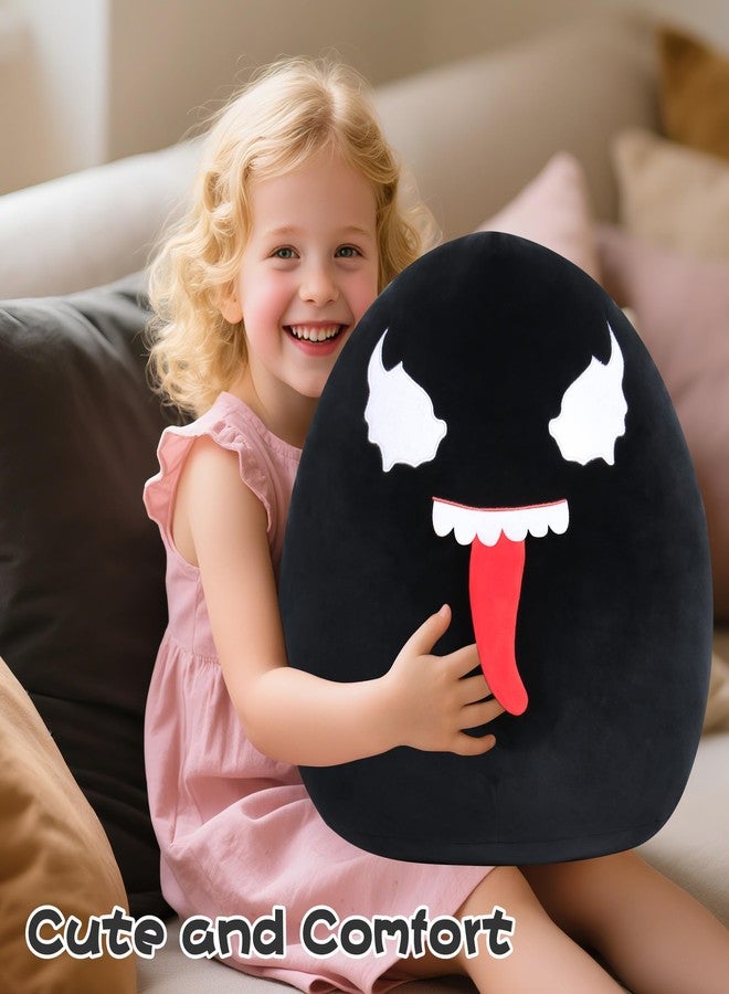 JellyMallow 16 in Venom Plush, Venom Stuffed Animals with Flexible Tongue, Jumbo Stuffed Animal Soft Pillow Cuddle Plushies Toy Gifts for Kids Boy Girls - Image 4