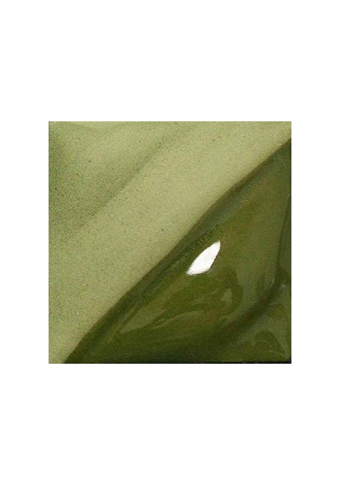 Amaco Velvet Underglaze in Avocado V-333 - Lead Free for Pottery, Clay, Bisque, and Ceramic - 2 oz - Image 3