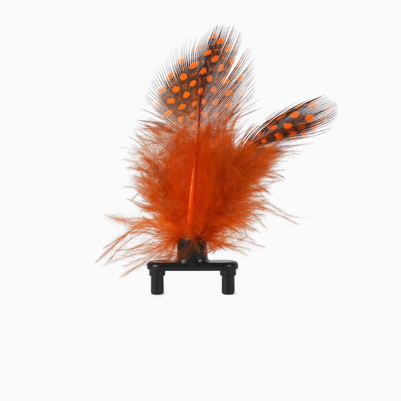 Bee cat toy electric cat toy self-Hi cat toy intelligent funny cat stick pet kitten toy car(Little Bee Toy Feather, 60*53*38mm) - Image 1