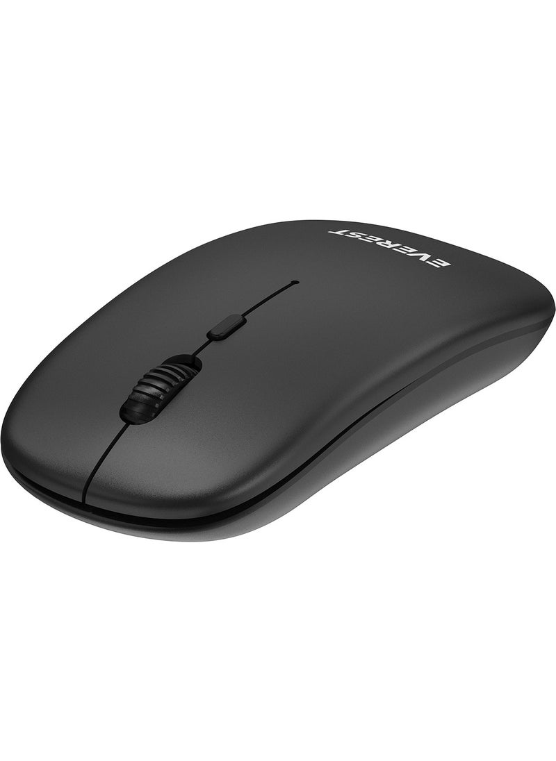SM-BT12 Black 2.4 Ghz + BT Wireless Mouse