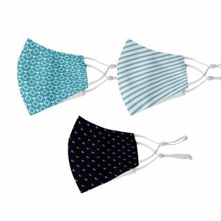 Crazyify Black white Sky Blue Print Face Mask Face Mask Set of 3 For WomenMen with Adjustable Earloop Two Layer Soft Printed Canvas Fabric with HD Print Washable Resuable - pzsku/ZFD3F30FF2C315F0936BEZ/45/1751962095/accdc22f-5674-4384-a75b-cbd081b44827