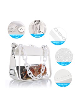 SYOSI Clear Bag Stadium Approved Clear Concert Purse for Women Clear Crossbody Handbag for Concerts Festivals Sports Events  - Image 5