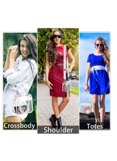 SYOSI Clear Bag Stadium Approved Clear Concert Purse for Women Clear Crossbody Handbag for Concerts Festivals Sports Events  - Image 2