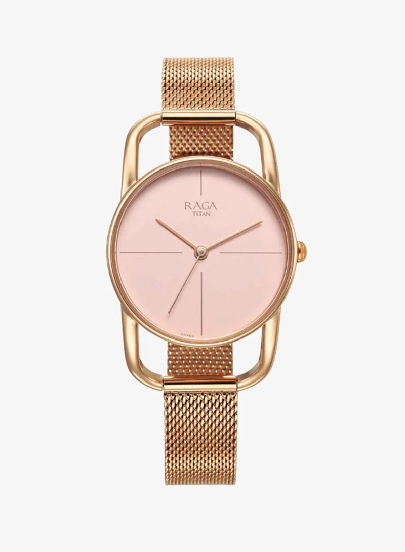 تيتان Women's Metal Analog Watch 2696WM01 - 30 mm