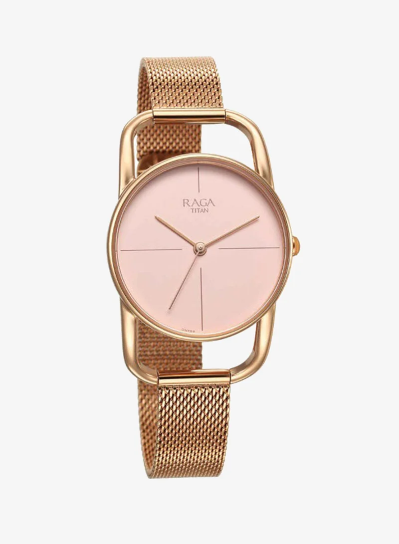 تيتان Women's Metal Analog Watch 2696WM01 - 30 mm