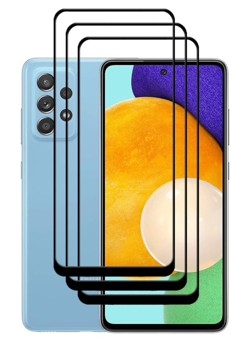 ACLIX 3 Pieces Antistatic ESD Dustproof Premium Quality High Definition Tempered Glass Screen Protector Designed For Samsung Galaxy A52 5G - Image 1