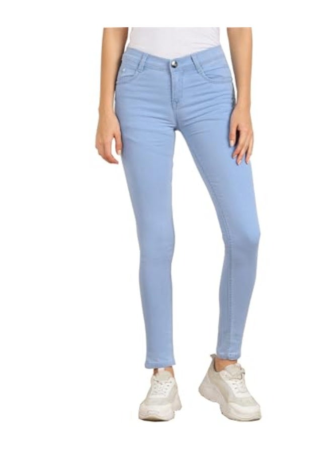 Nifty Women's Cotton Blend Stretchable Mid Rise Jeans - Image 1