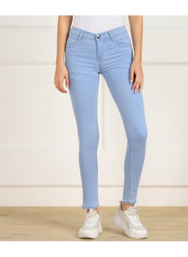 Nifty Women's Cotton Blend Stretchable Mid Rise Jeans - Image 2