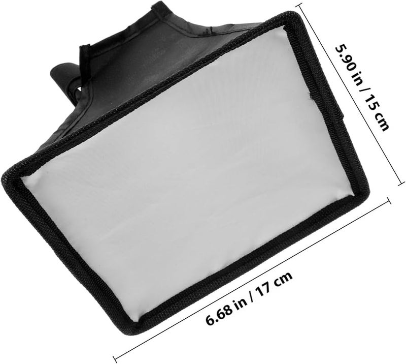 BESPORTBLE حامل فلاش محمول للكاميرا مع موزع ضوء ناعم للتصوير الفوتوغرافي بضوء خفيف - Image 3