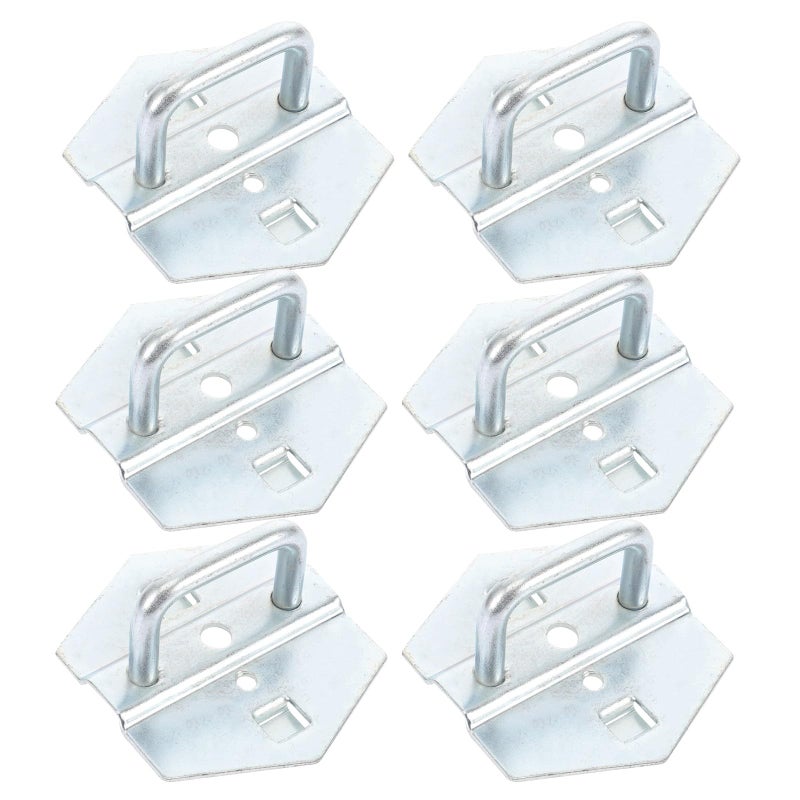 6 Pcs U Shaped Heavy Duty Metal Hooks For Garage Workshop Pegboard Storage Accessories - Image 2