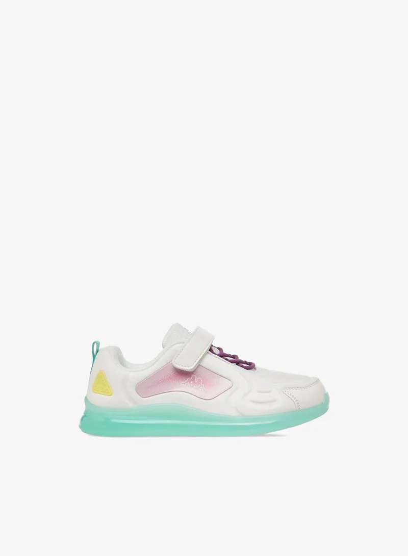 Kappa Girls Colourblock Hook and Loop Sneakers