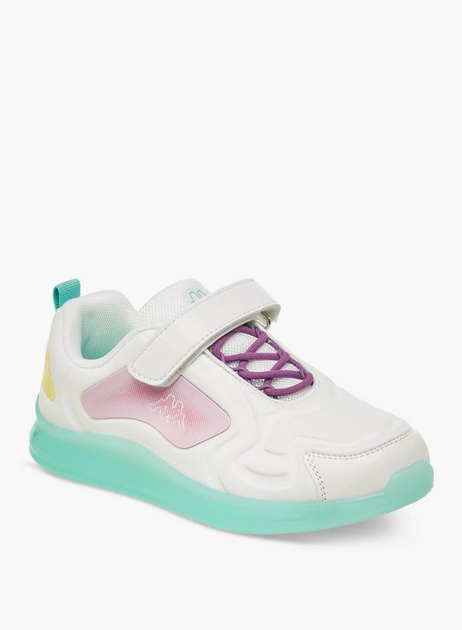 Kappa Girls Colourblock Hook and Loop Sneakers - Image 2