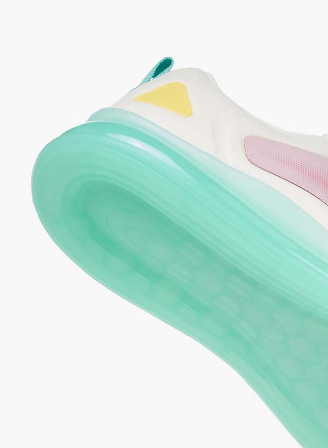 Kappa Girls Colourblock Hook and Loop Sneakers - Image 5
