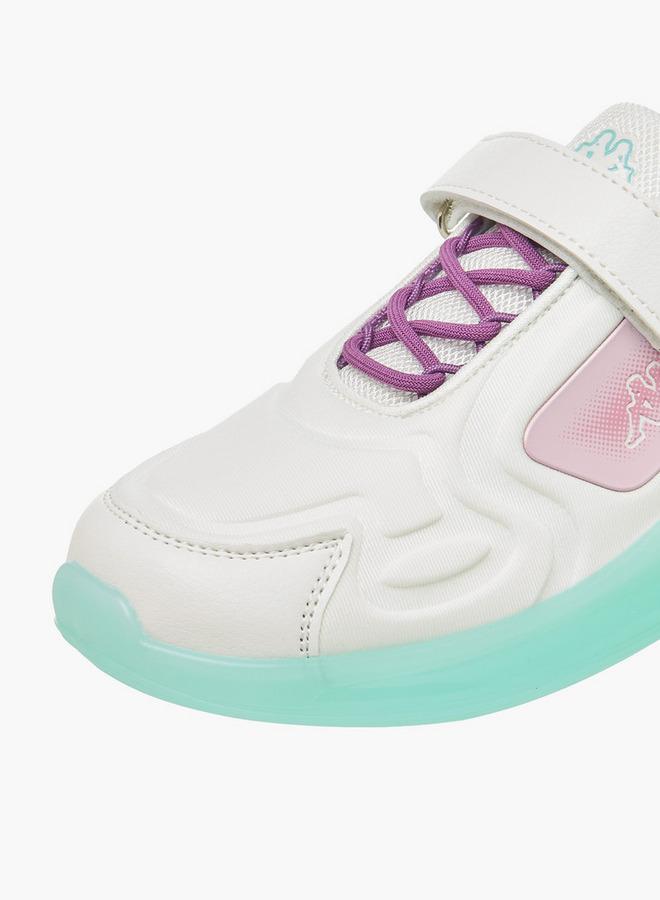 Kappa Girls Colourblock Hook and Loop Sneakers - Image 4