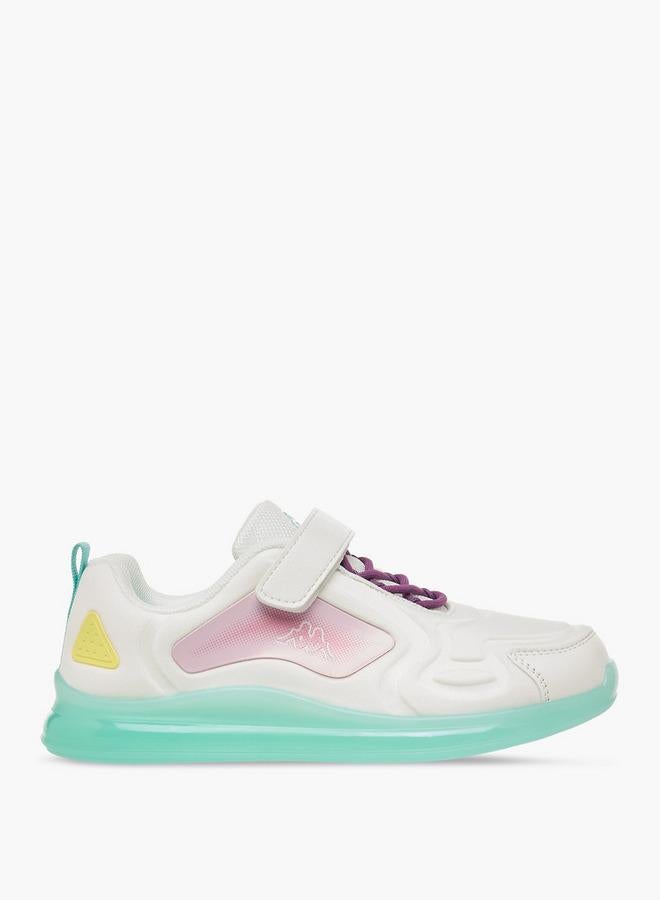Kappa Girls Colourblock Hook and Loop Sneakers - Image 3