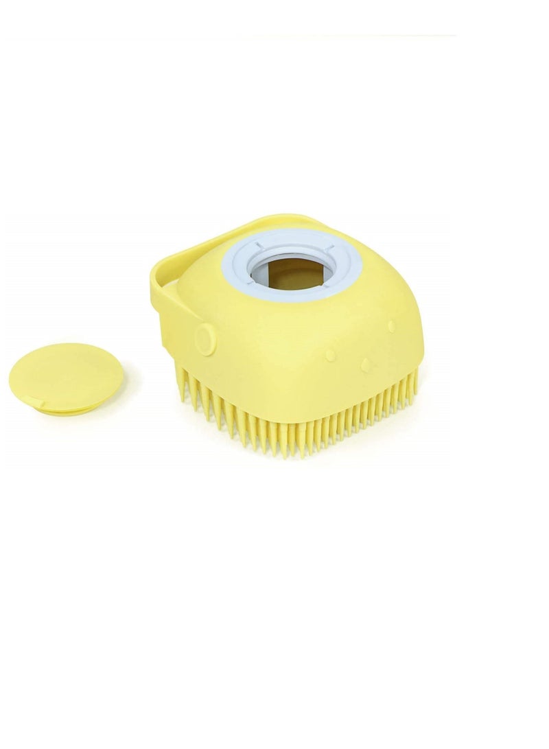 AS SEEN ON TV فرشاة استحمام من السيليكون 2 في 1 مع موزع شامبو للنساء، مجموعة من 3 قطع - Image 4