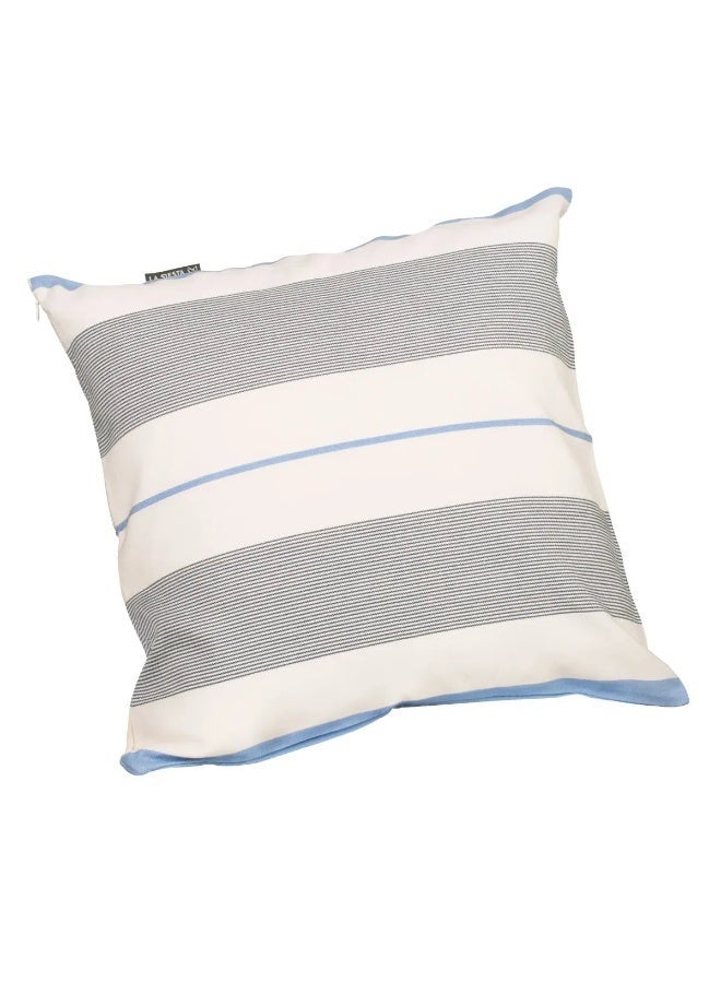 LA SIESTA Amante Outdoor Pillow Cover 50x50 cm – Weatherproof, Quick-Drying, UV-Resistant Cushion Case for Hammocks, Patio & Garden with Zipper Stylish & Durable Design (Sea Salt) - Image 1
